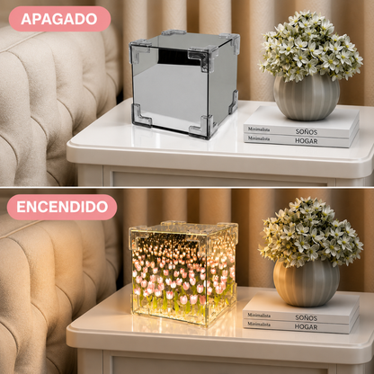Espejo Decorativo Tulipanes Infinitos